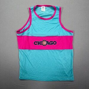 APC Mens‎ Tank Top Regular Turquoise Chicago Cubs Budweiser Promo XL
